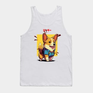 Cute Corgi Tank Top